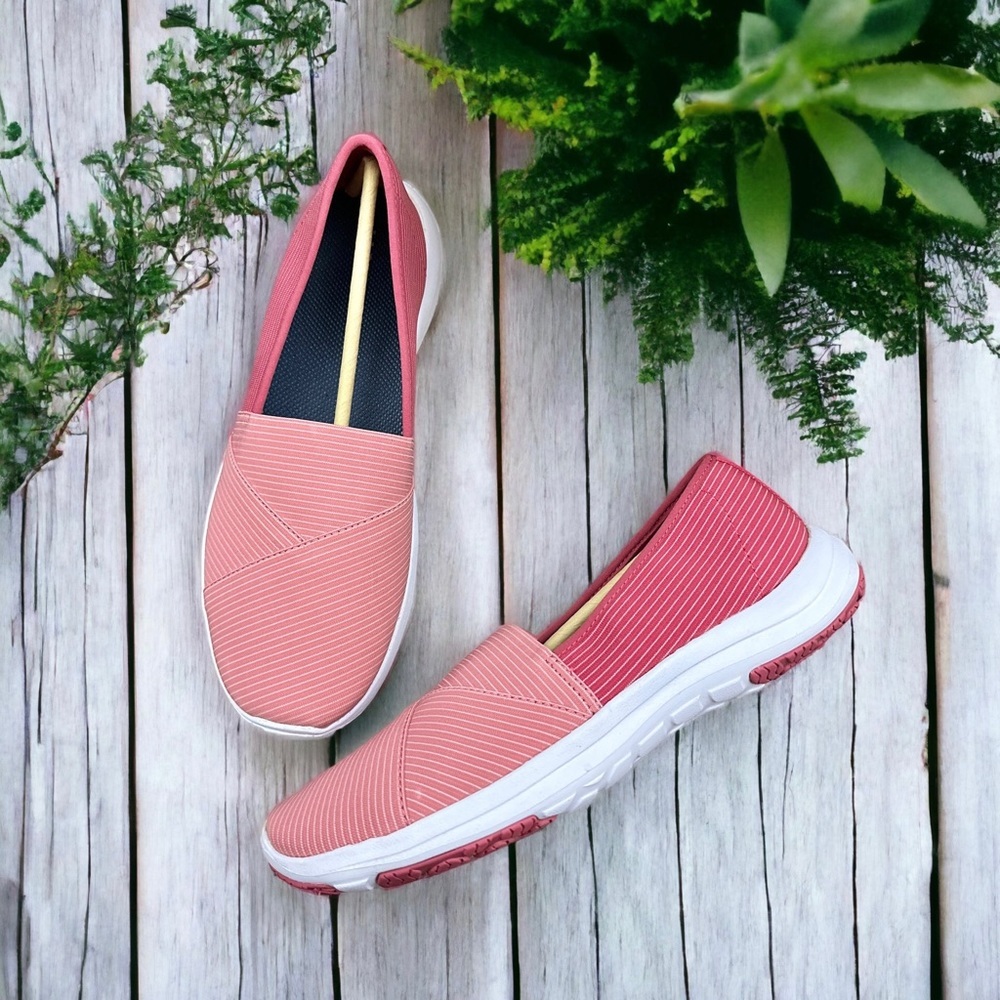 NIB LL Bean Back Cover Slip On Sneaker Loafer Flats Field Rose Faded Rose